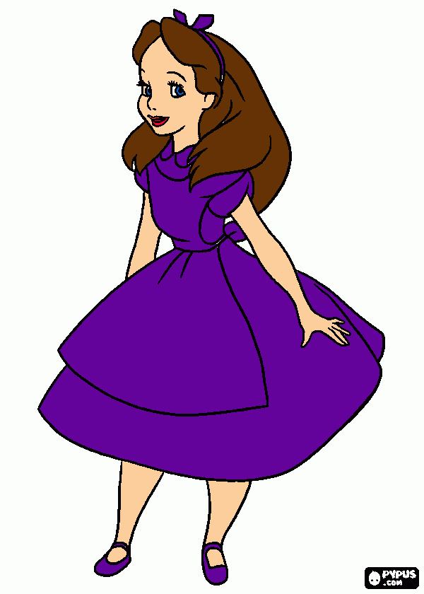 ALICE ROCHA para colorir e imprimir