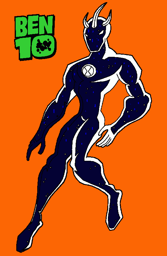 Alien X para colorir e imprimir