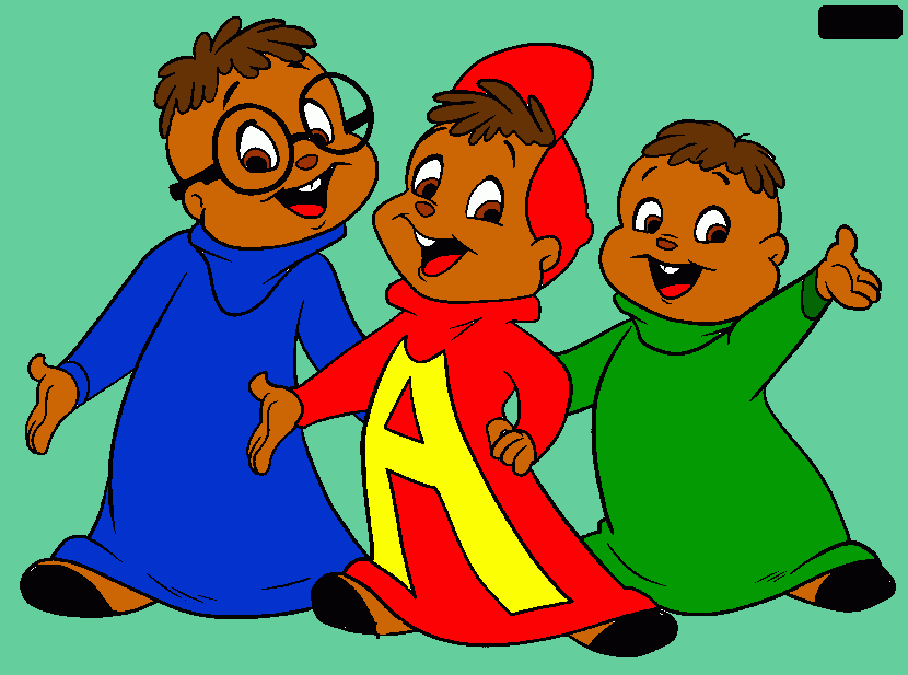 ALVIN E OS ESQUILOS... para colorir e imprimir