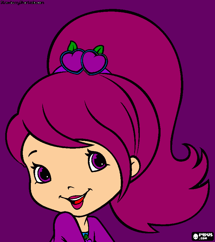 ameixinha a amiga de moranguinho para colorir e imprimir