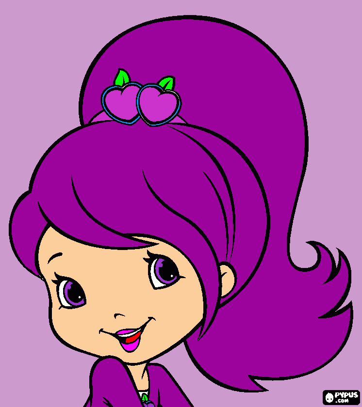 ameixinha para colorir e imprimir