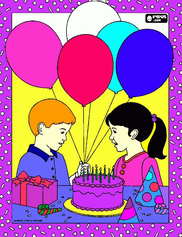 amiga  Sofia  e  um  garoto  para colorir e imprimir