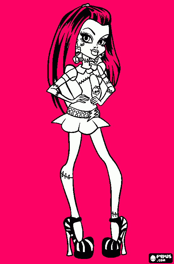 amo moster higd para colorir e imprimir