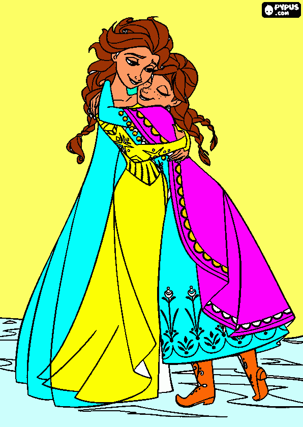 amor de irmã para colorir e imprimir