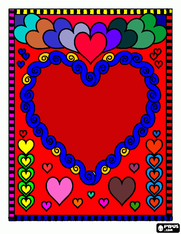 amor diferente para colorir e imprimir