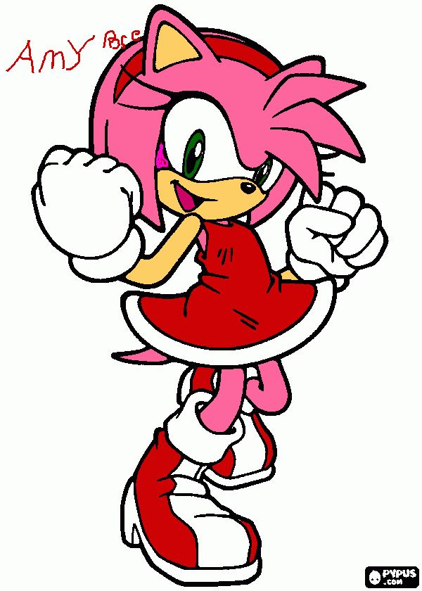 amy rouge para colorir e imprimir