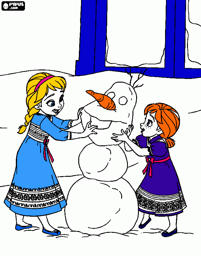 ana e elsa pequ para imprimir desenho ana e elsa pequ