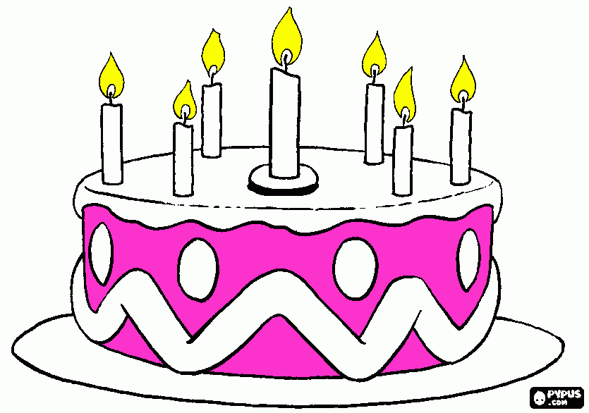 Ana Lucia Bolos para colorir e imprimir