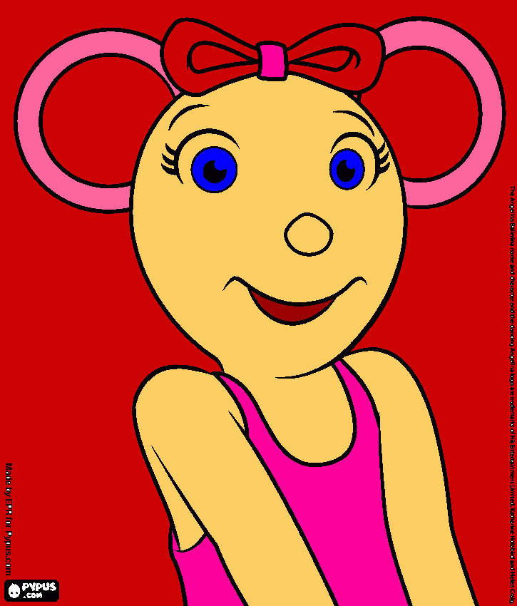 angelina bailarina para colorir e imprimir