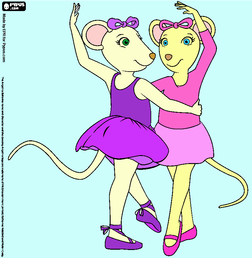 angelina chapadinha para colorir e imprimir