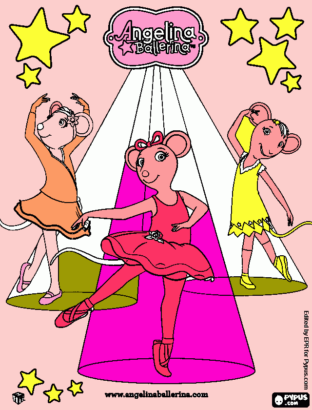 angelina maria duarda para colorir e imprimir