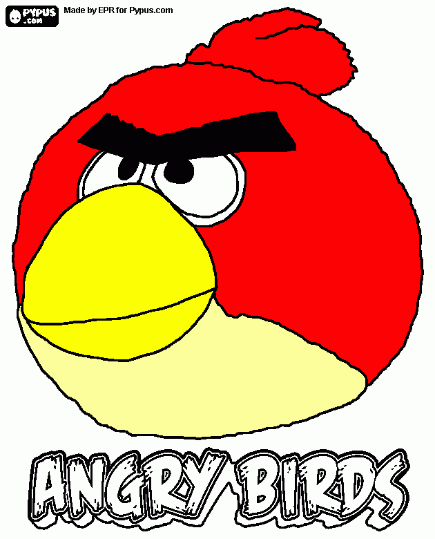 angri bards para colorir e imprimir