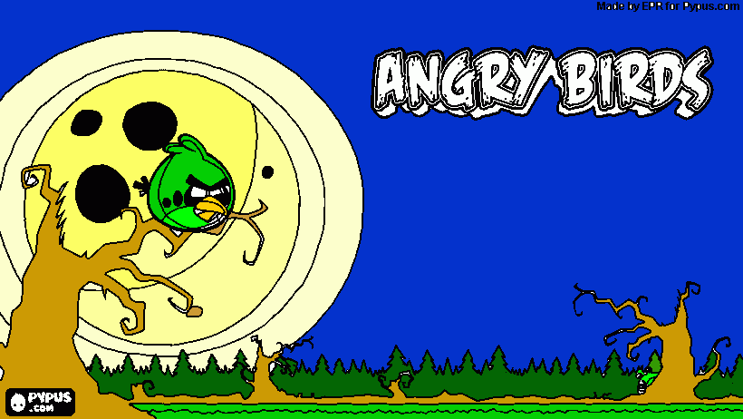 Angry birds - 2 - Felipe Augusto para colorir e imprimir
