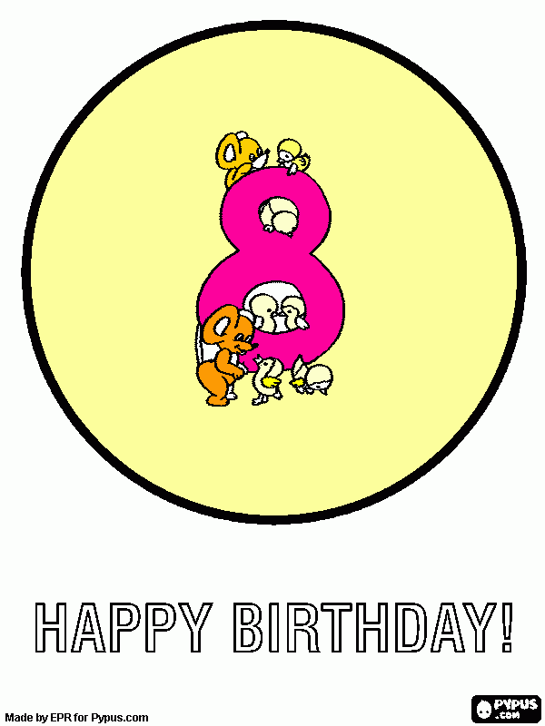 Aniversario Camila para colorir e imprimir