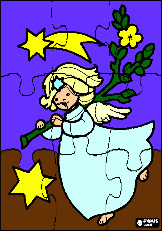 anjinha para colorir e imprimir