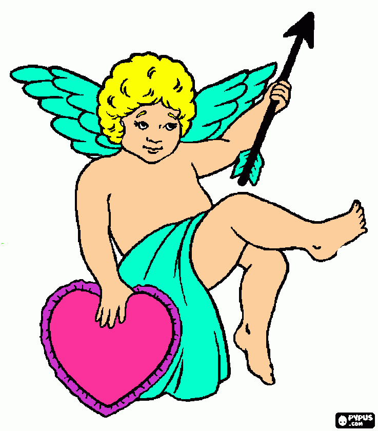 anjo da guarda para colorir e imprimir