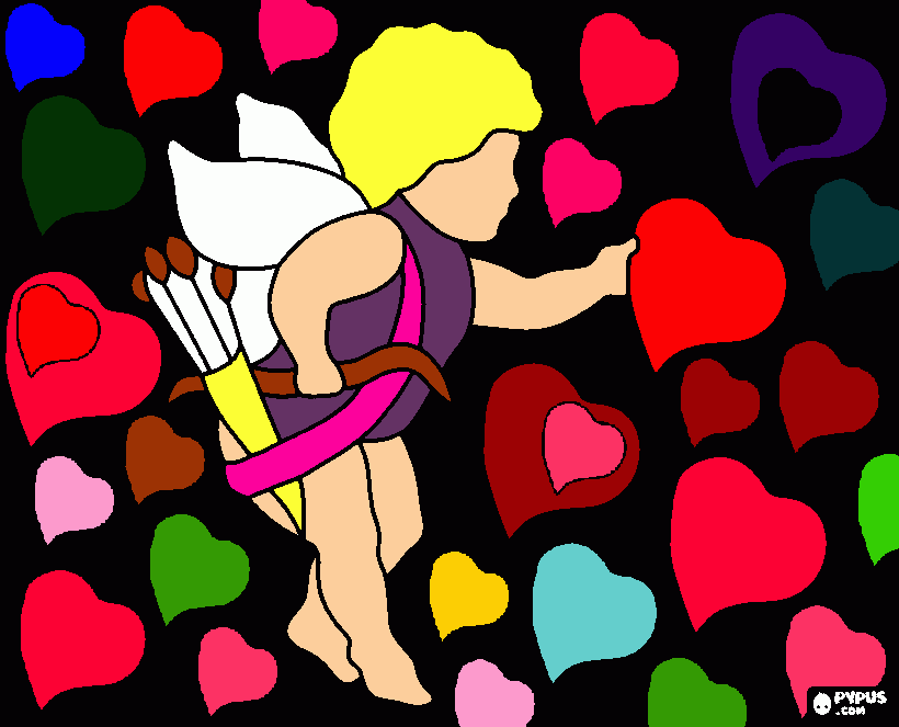 ANJO DE CANDURA para colorir e imprimir