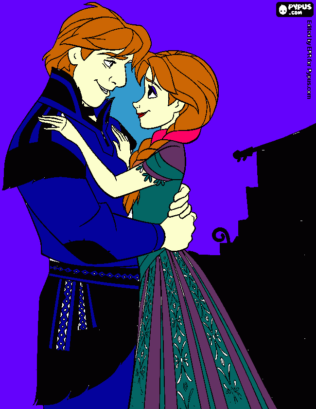 anna,frozen para colorir e imprimir