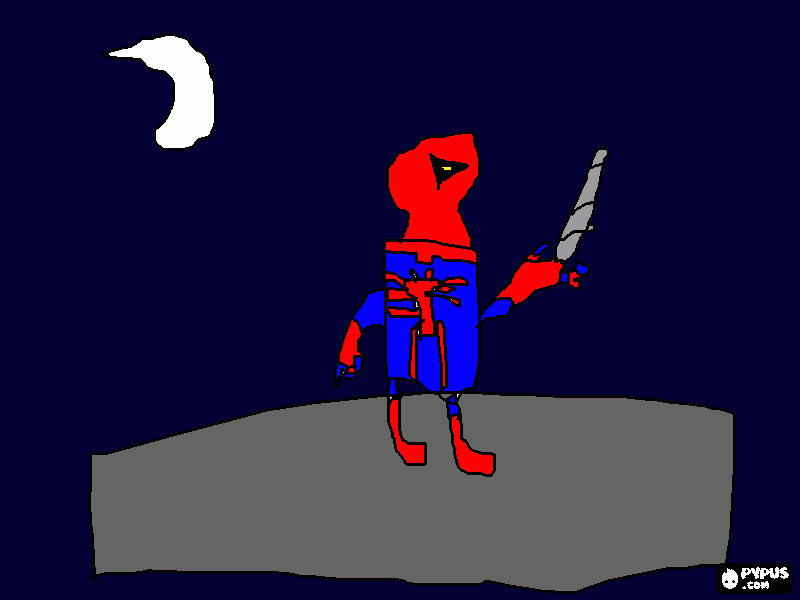 antigo spider-man para colorir e imprimir