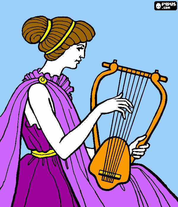 Antiguidade para colorir e imprimir