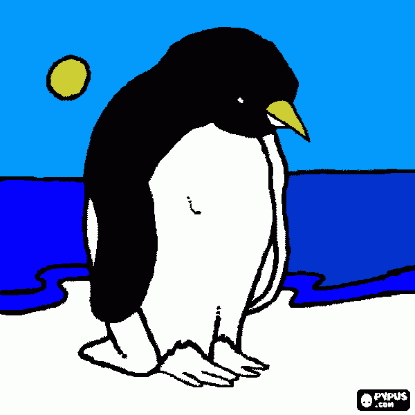  Antártica  ou  Antártida para colorir e imprimir