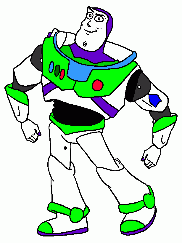 Ao infinito e além para colorir e imprimir