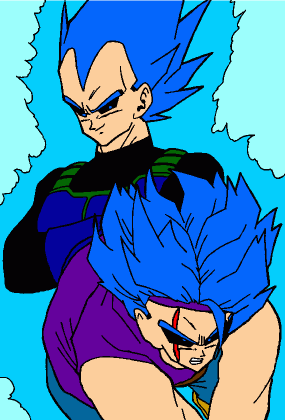Ao Raigen SS10 & Ao Ring SS10(Ryu Senshi AFZ) para colorir e imprimir