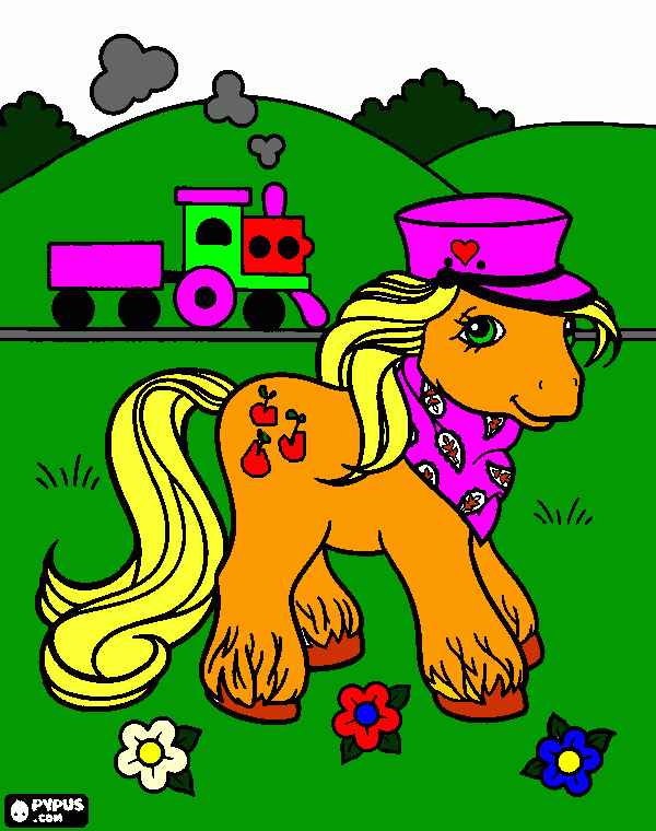 Applejack... para colorir e imprimir