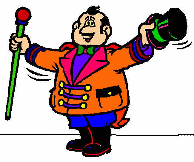 Apresentador do Circo para colorir e imprimir