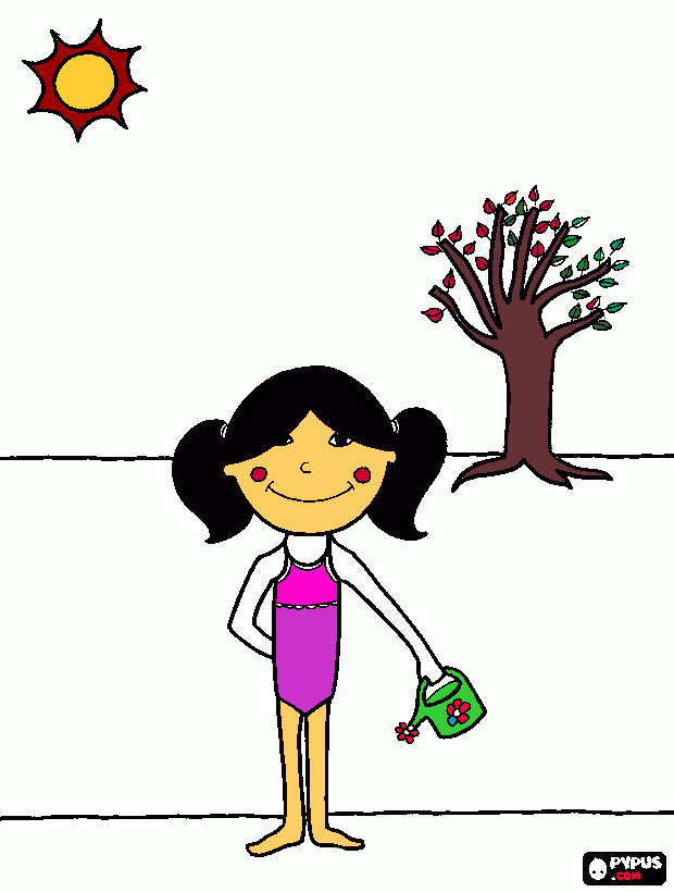 aquarela para colorir e imprimir