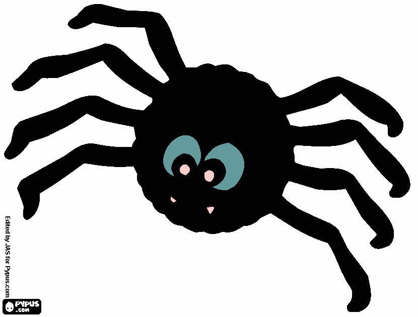 aranha 3 para colorir e imprimir