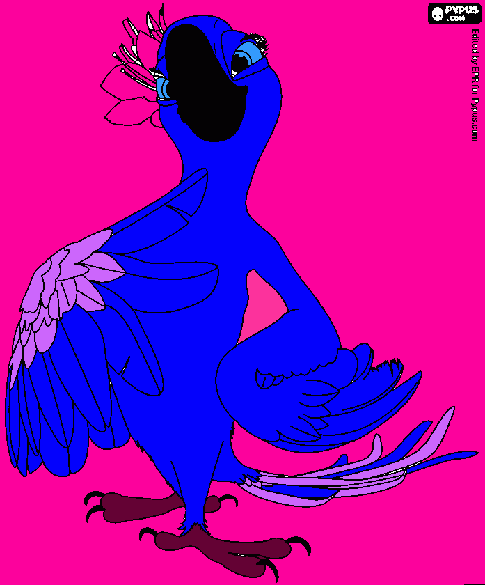 arara do rio para colorir e imprimir