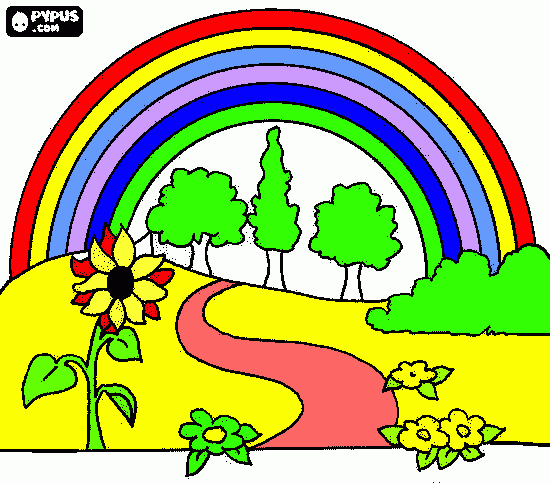 arco para colorir e imprimir