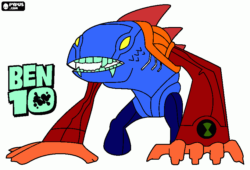 Arctguana para colorir e imprimir