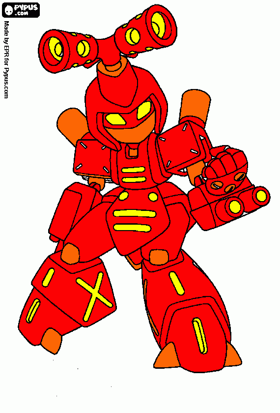 armadura sonica para colorir e imprimir