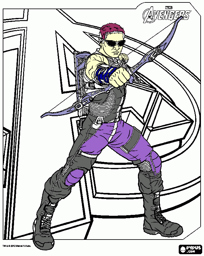 arqueiro para colorir e imprimir