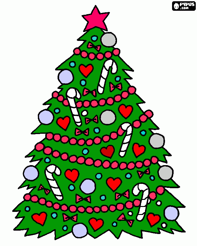 arvora de natal para colorir e imprimir