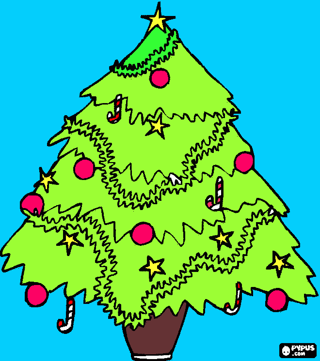 arvore de na tau para colorir e imprimir