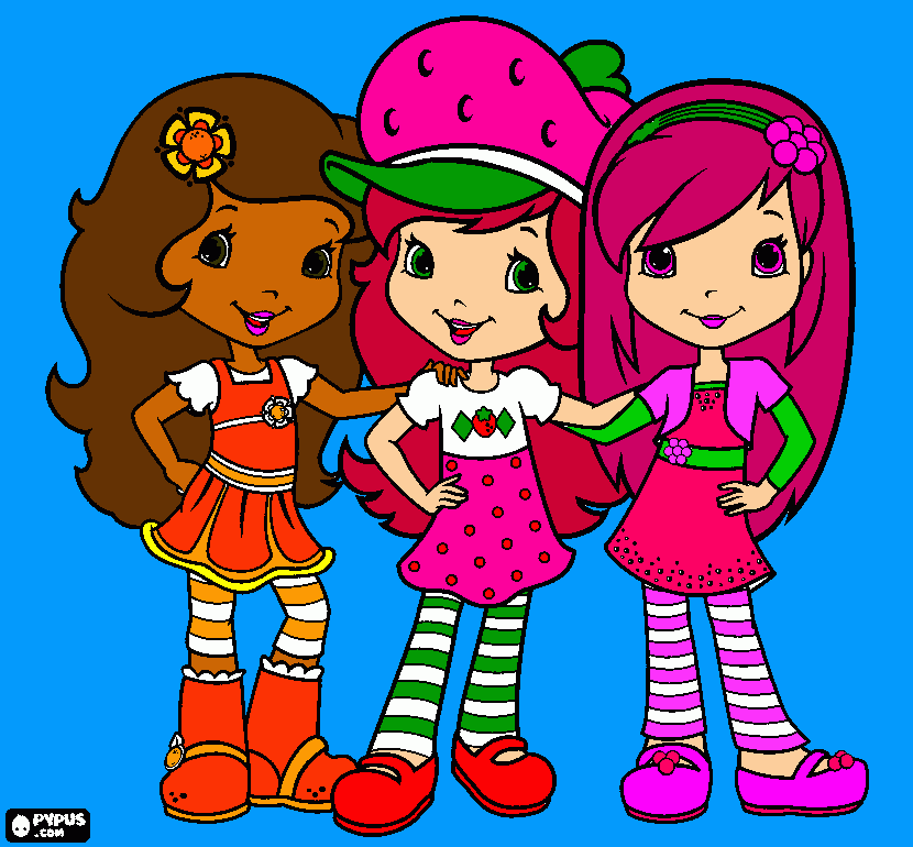 as amigas da ruivinha (11/03/2014 k g b). . . . . . . para colorir e imprimir