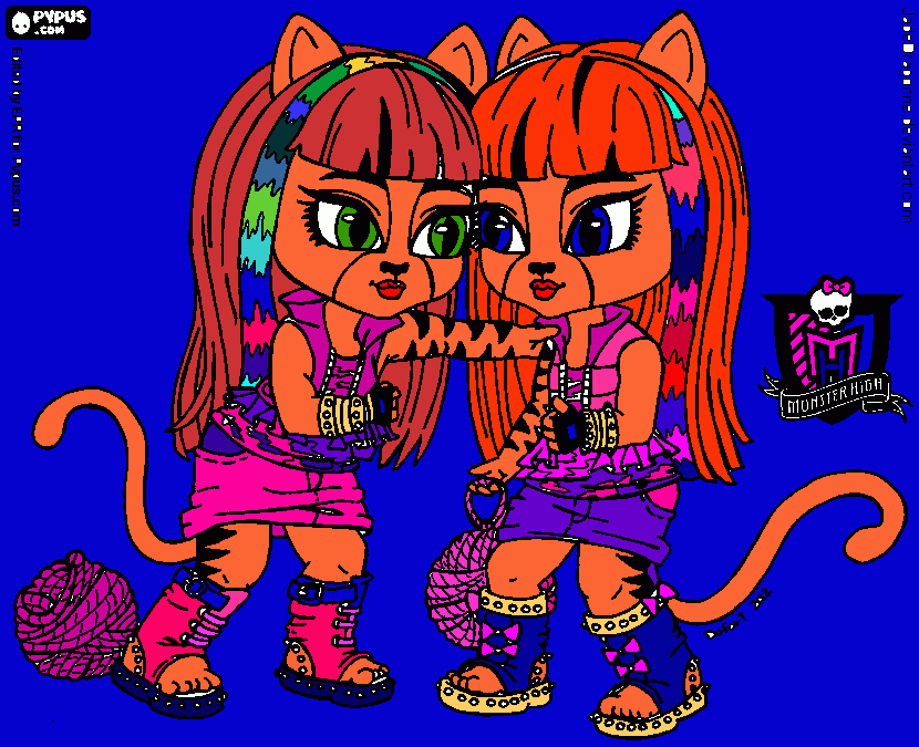 as irmas gemias para colorir e imprimir