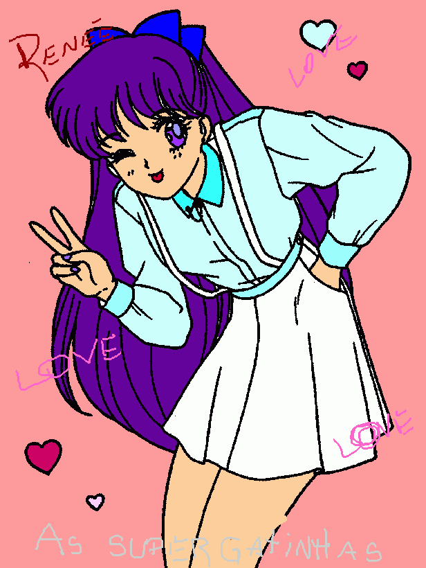 as super gatinhas - Renée para colorir e imprimir