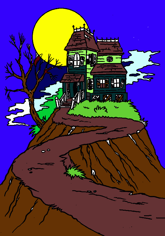 assombração para colorir e imprimir