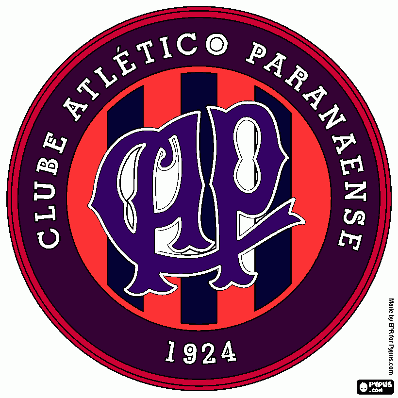 atetico paranaense para colorir e imprimir