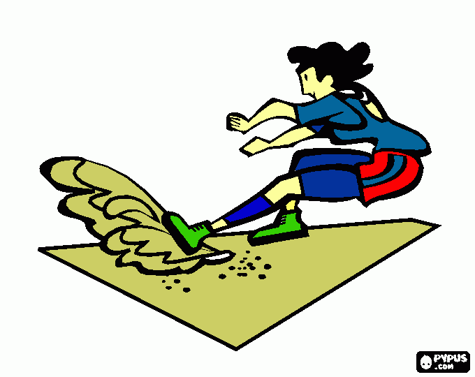 atleta para colorir e imprimir