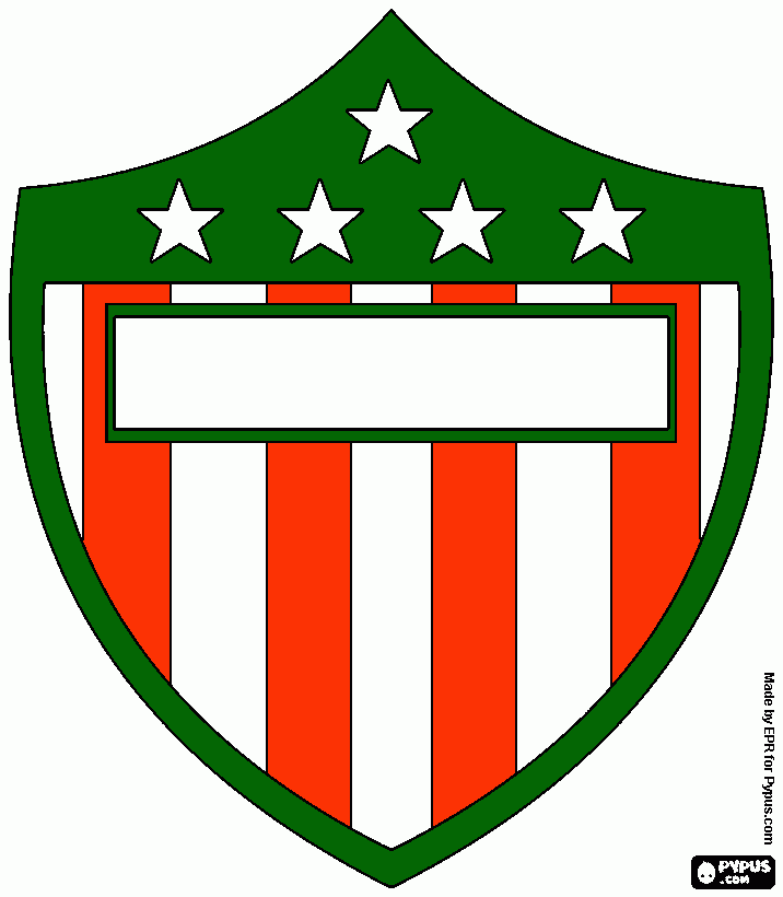 Atletico junior para colorir e imprimir