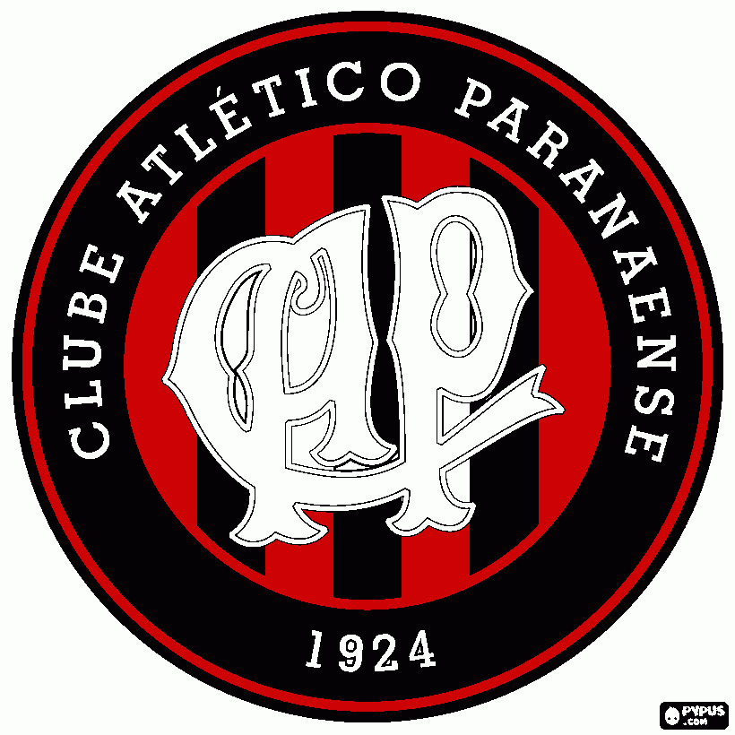 atletico paranaense para colorir e imprimir