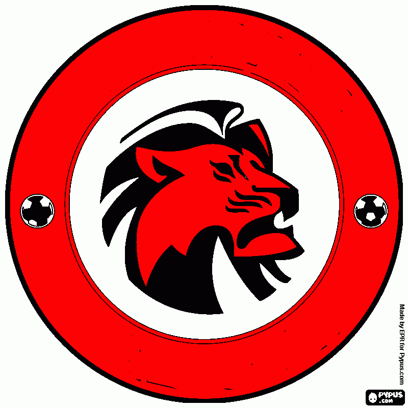 Atletico sporting para colorir e imprimir