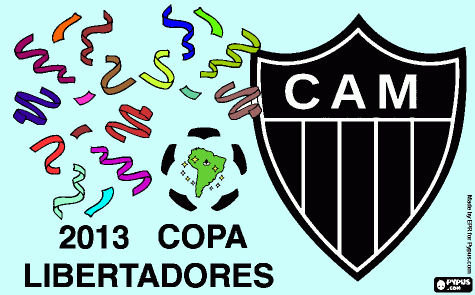 atrletico mineio para colorir e imprimir