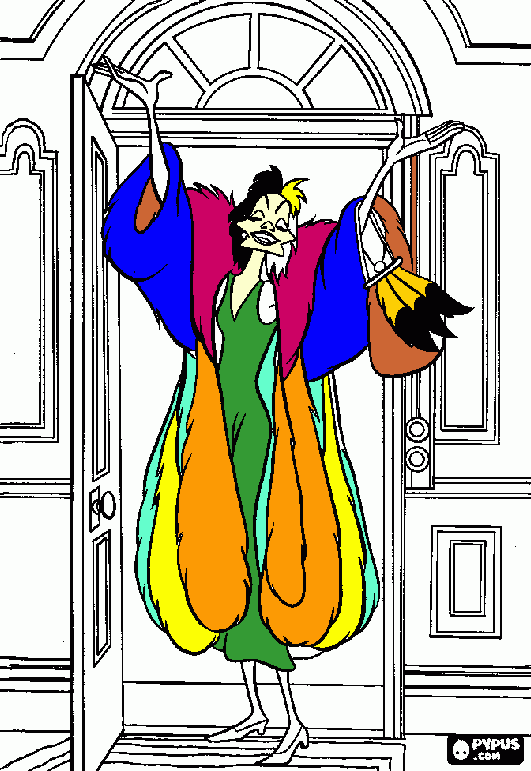 Autoretrato para colorir e imprimir