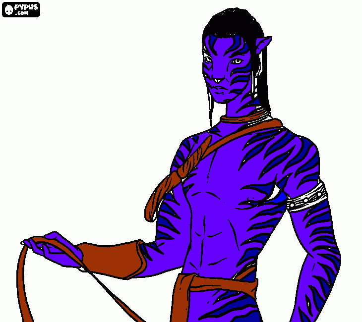 avatar de james cameron para colorir e imprimir